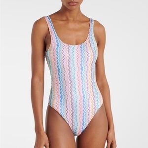 Missoni multicolored zigzag sporty one piece swimsuit mytheresa exclusive NWT